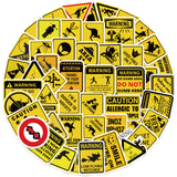 50pcs warning sticker pack (S26032702)