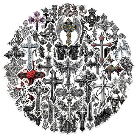 50pcs gothic sticker pack(S26061802)