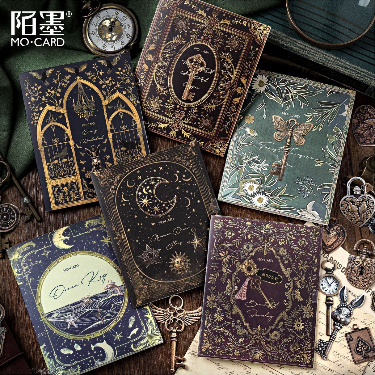 25pcs vintage keys sticker pack (S25112707)