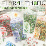 6 sheets floral sticker pack(S26071902)