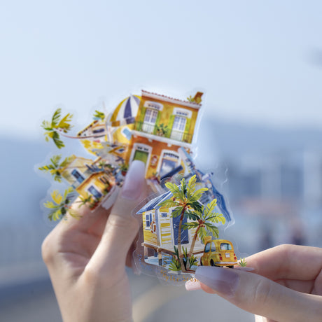 15pcs escape from the city sticker pack (S25053101)