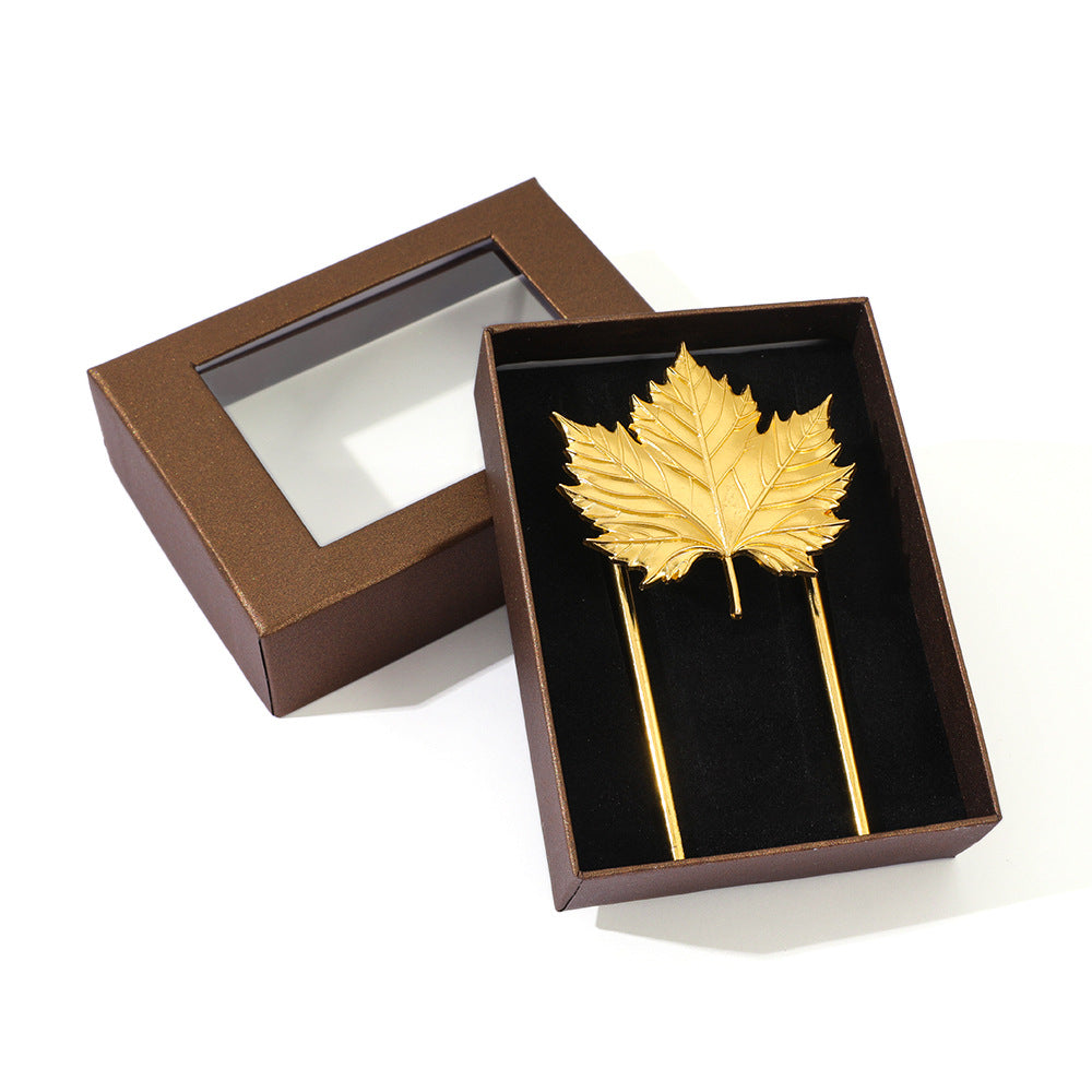 1pc maple metal clip (C26052010)