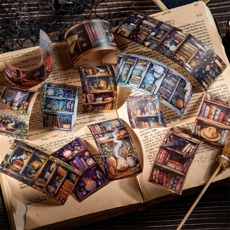 1 roll magic bookshelf PET-tape(T26052701)