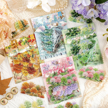 Forest season sticker 20pcs
