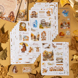 20sheets fall view PET+washi sticker book (TZB25101606)