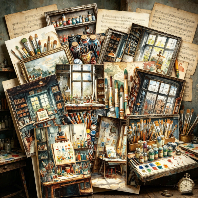 16pcs painting paper pack(P26052006)
