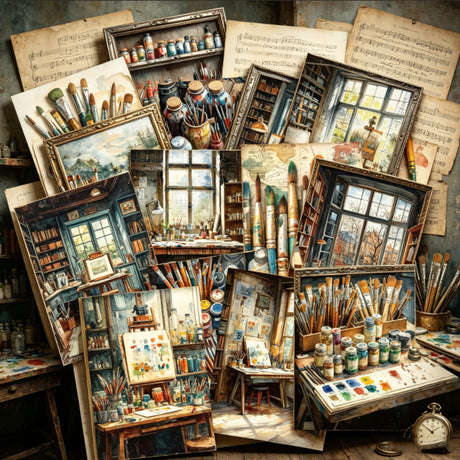 16pcs painting paper pack(P26052006)