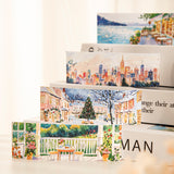 24pcs season view sticker book (TZB26031801)