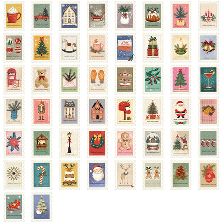 50pcs christmas post sticker pack(S26090103)