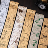 1 roll vintage manuscript washi-tape (T25110603)