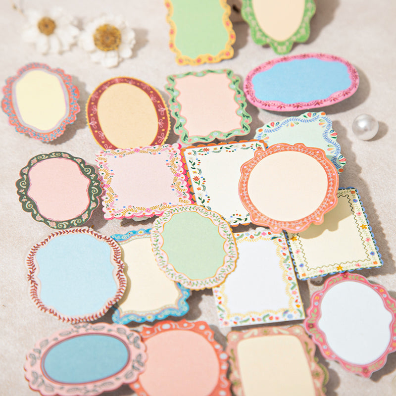 20pcs flora frame sticker pack(S26051410)
