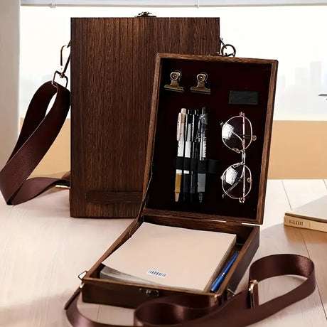 wooden journaler/ writer box（AUB0422）