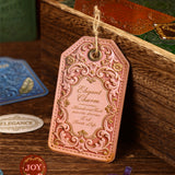 14pcs vintage card sticker pack (S26032602)