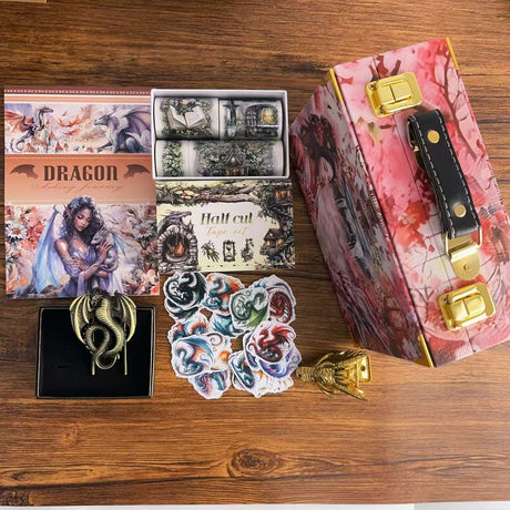 Dragon bundle with wooden suitcase (A260413)
