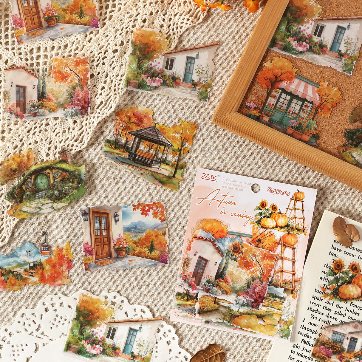 20pcs season PET-sticker pack (S25072907)