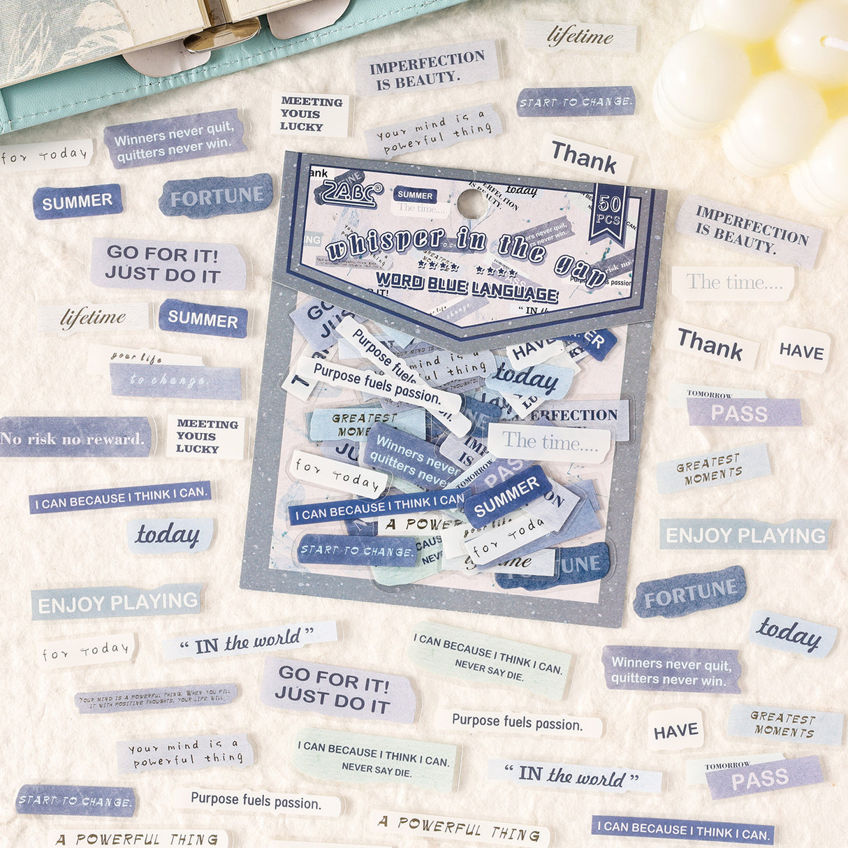 50pcs words sticker pack (S26032308)
