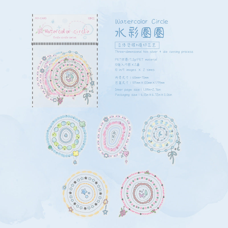 10pcs circle sticker pack(S26051103)
