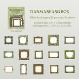 Vintage frame sticker pack 30pcs