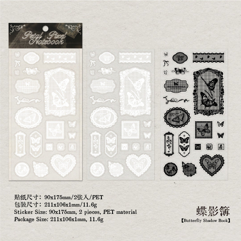 2sheets lace sticker pack(S26052903)