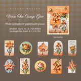 20pcs floral sticker pack(S26071203)