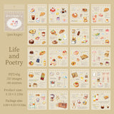 40sheets floral pre-cut sticker book(TZB26060303)