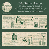 1 roll vintage manuscript washi-tape (T25110603)