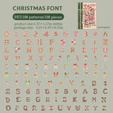 108pcs christmas sticker pack(S26082603)