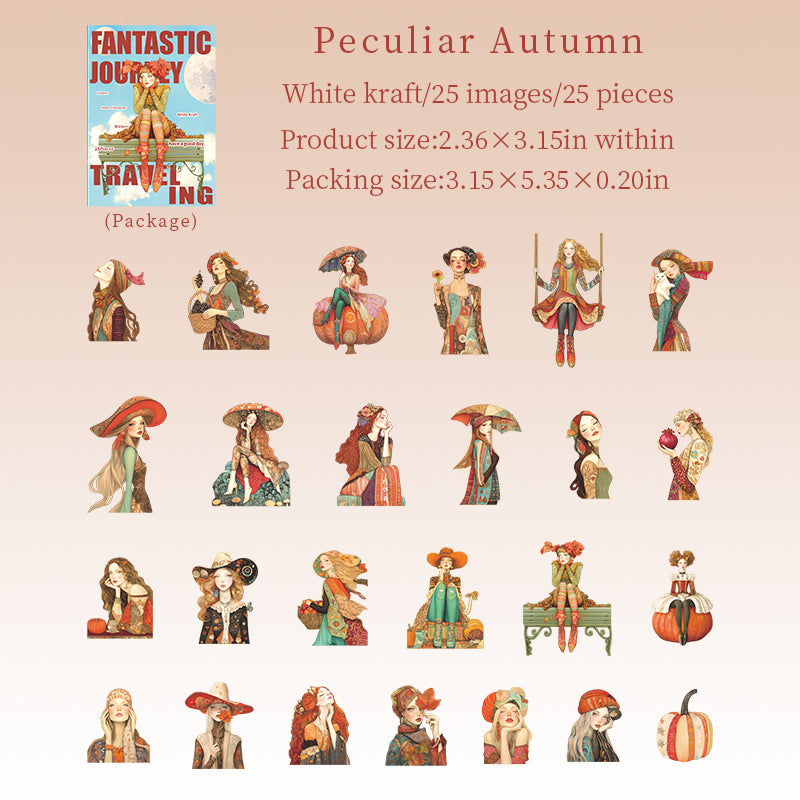 25pcs fantasy journey sticker pack (S25100903)