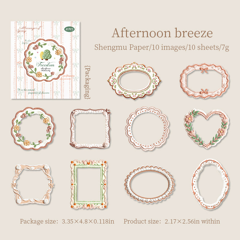 10pcs frame sticker pack(S26061003)