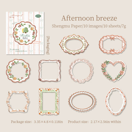 10pcs frame sticker pack(S26061003)