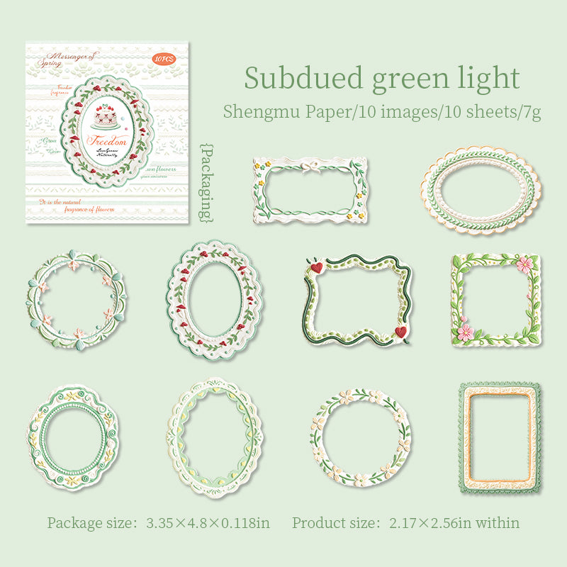 10pcs frame sticker pack(S26061003)