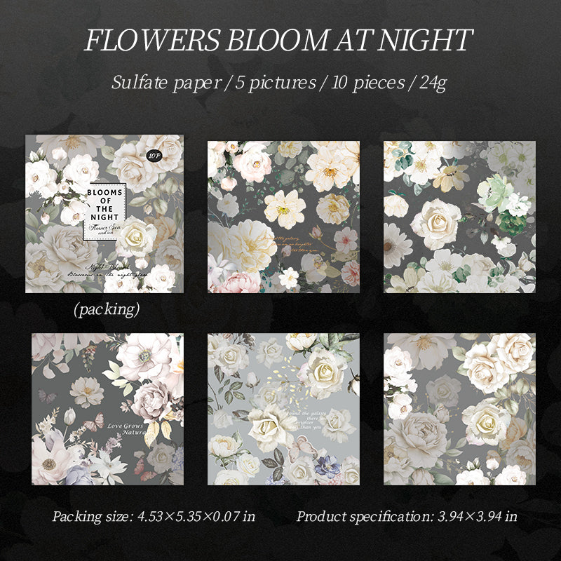 10pcs flower paper pack(S26061603)