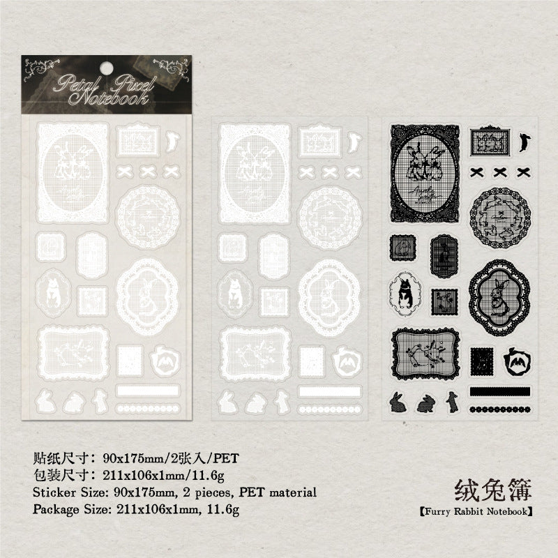2sheets lace sticker pack(S26052903)