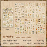 6 sheets vintage sticker pack（S26071903）