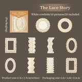 20pcs lace stickers sticker pack (S25091703)