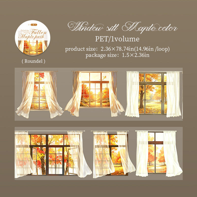 1 roll autumn PET-tape(T26071103)