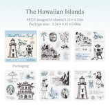 10sheets travel pre-cut sticker book(TZB26041503)