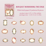 Vintage frame sticker pack 30pcs
