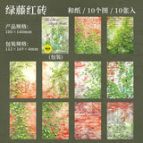 10pcs the art of brick walls washi-sticker pack (S25053006)