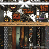 12pcs halloween ghost Lab paper pack (P26061707)