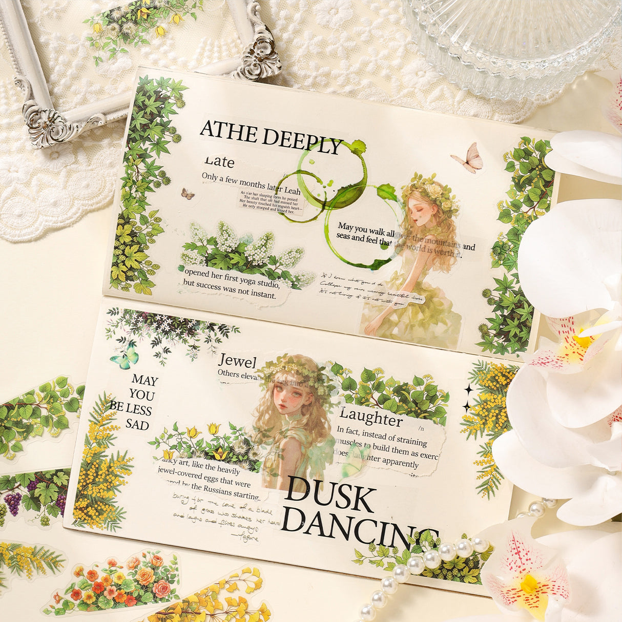 20pcs floral sticker pack(S26071205)