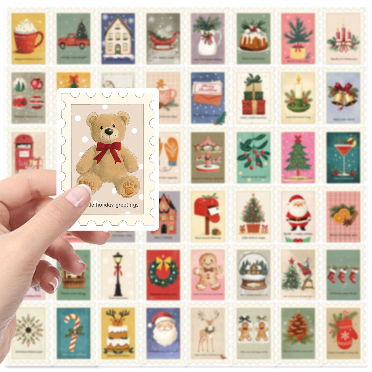 50pcs christmas post sticker pack(S26090103)