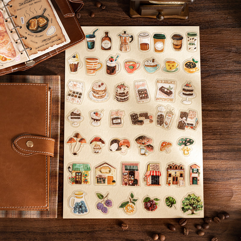 40sheets tea time sticker pack (S26040701)