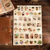40sheets tea time sticker pack (S26040701)