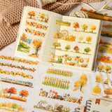 48sheets autumn landscape sticker book(TZB26071111)