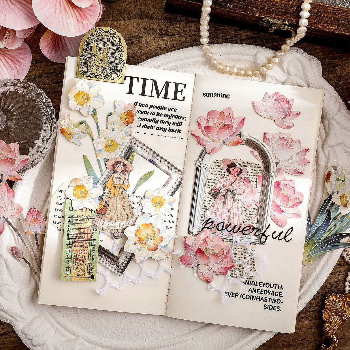 8pcs flower card pack(P26060307)