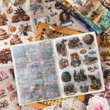 20sheets PET+WASHI sticker book (TZB25062308）