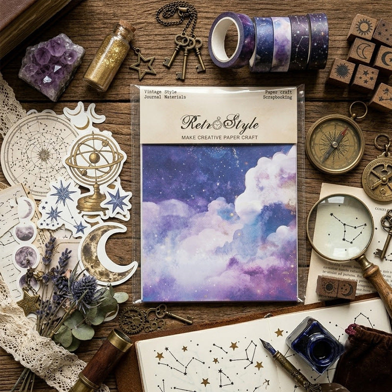 16pcs moon night paper pack(P26080901）