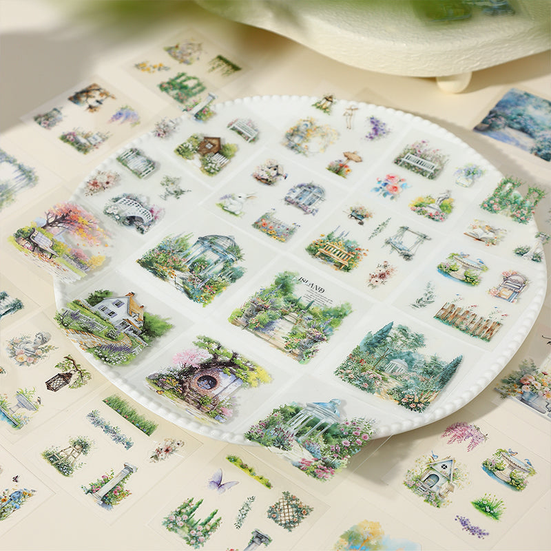 45pcs city view PET-sticker box (S25101604)