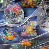 10pcs watercolor fantasy world sticker pack (S25071004)